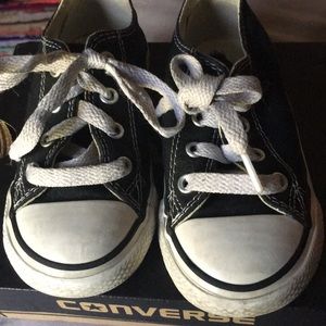 Black Infant Converse USED.